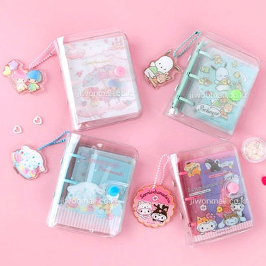 Sanrio Characters Mini Diary Planner Journal Album with Charms